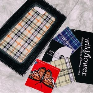 yellow plaid iphone 7/8 plus case | wildflower